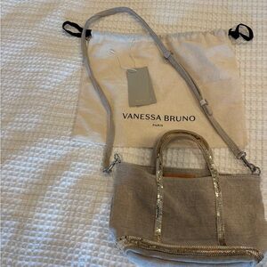 Vanessa Bruno XS Le Cabas Tote Linen